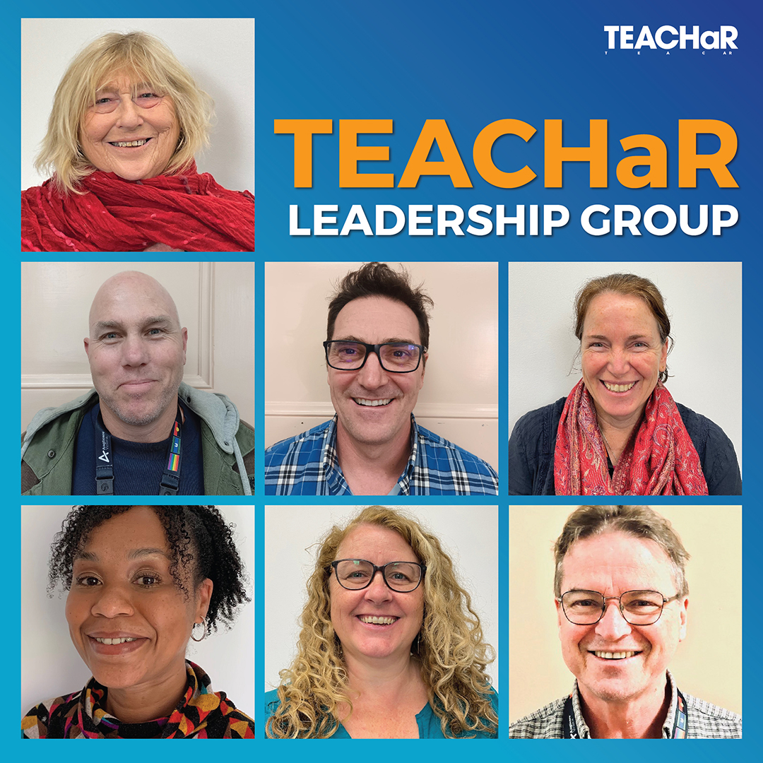 Profile photos of the TEACHaR leadership team