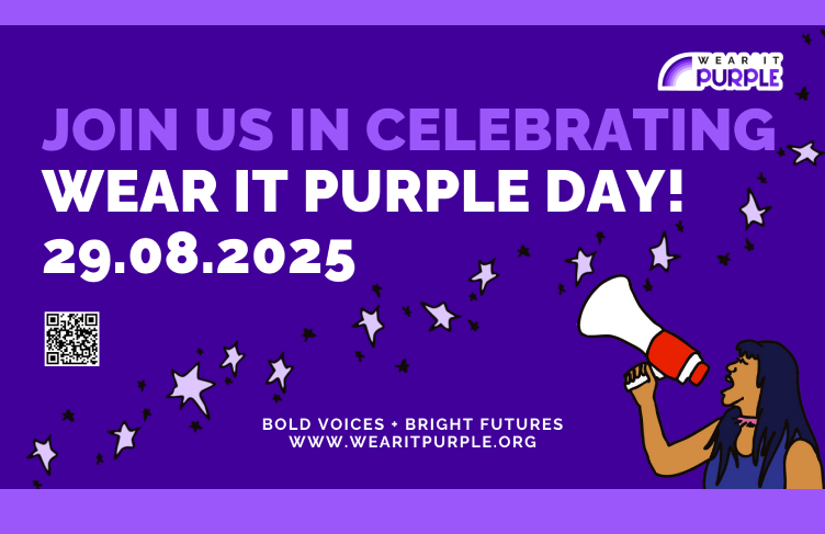 Join us in celebrating Wear it purple day 2025
