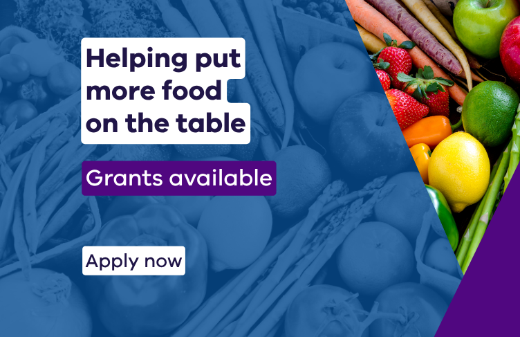 Helping put more food on the table. Grants available. Apply now.