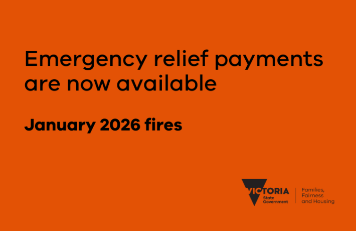 Emergency relief payments are now available for people affected by the January 2026 fires.